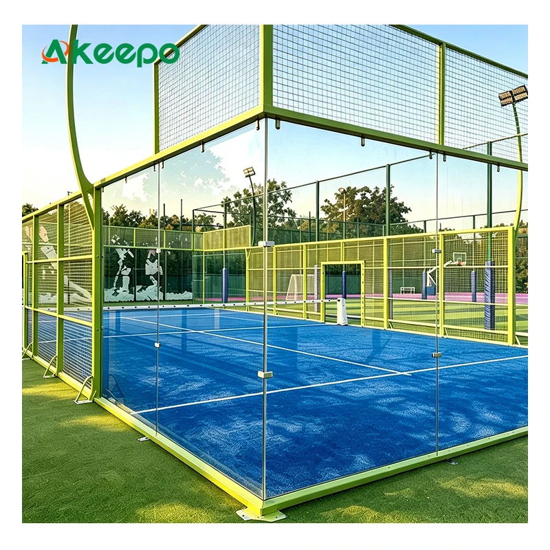 360°Full Panoramic Padel Court Manufacturer | Commercial Outdoor Indoor Padel Court 