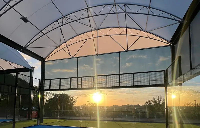 Panoramic Mesh + Canopy System: An Integrated Solution for Light, Ventilation, and All-Weather Protection